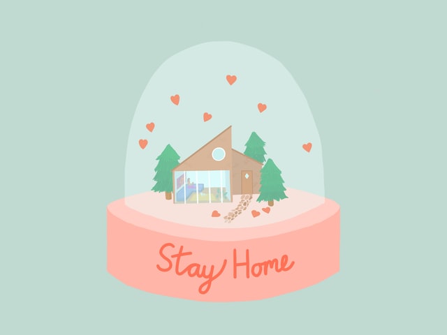 Stay home image