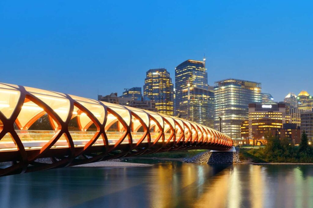 Peace bridge Calgary